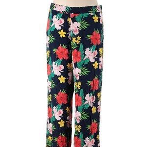 Soft Surroundings tropical print pants, Large